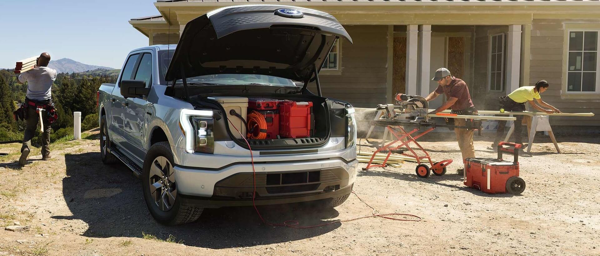 ford f 150 lightning electric truck