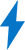 blue lightning bolt icon