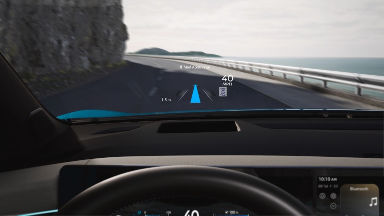 Nissan LEAF head-up display