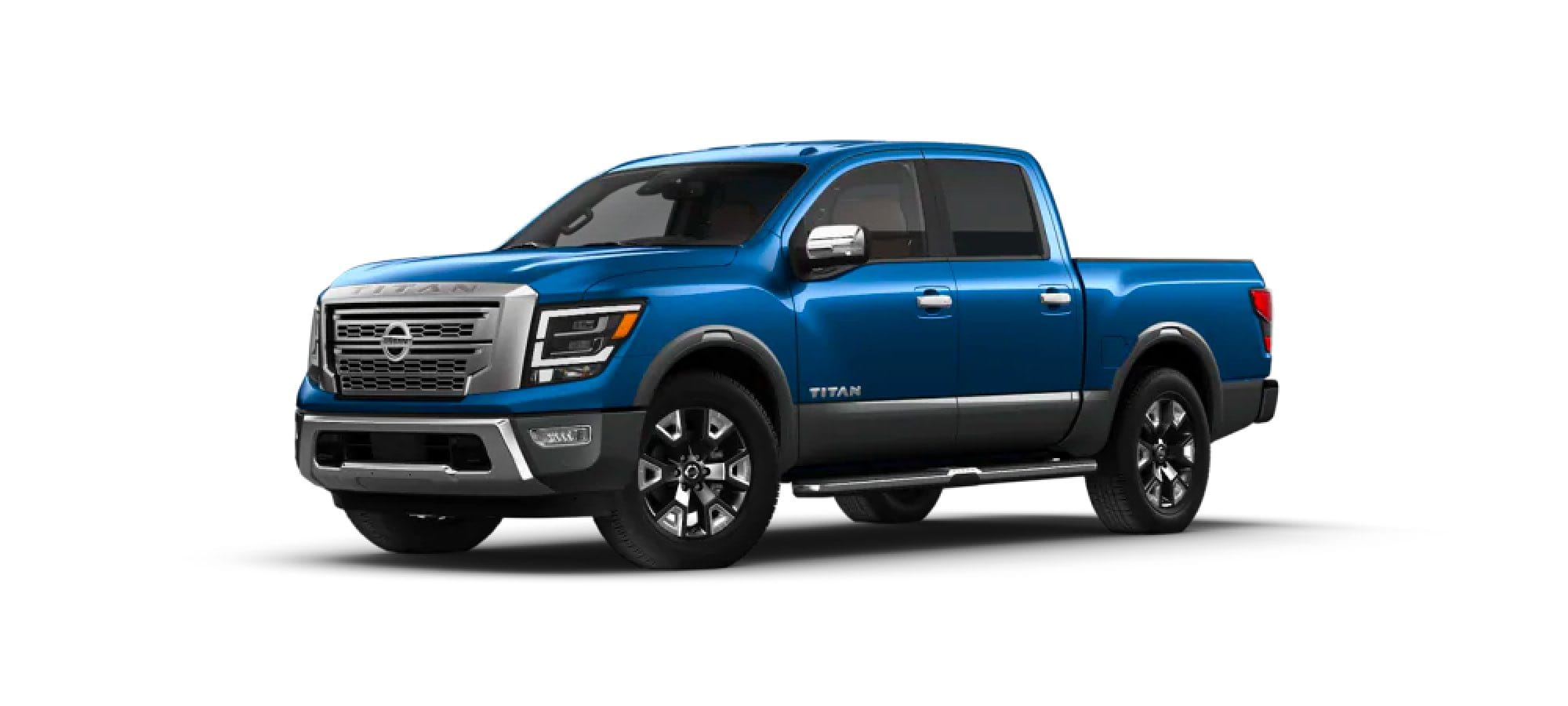 Deep Blue Pearl Metallic/Gun Metallic Nissan TITAN